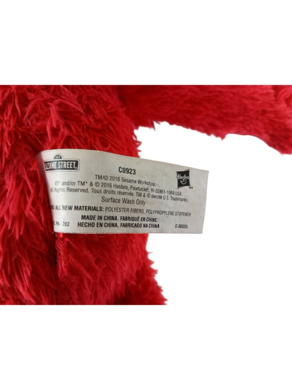 Sesame Street Tickle Me Elmo Talking Laughing 15" Plush Toy Hasbro 2016 - Picture 5 of 5